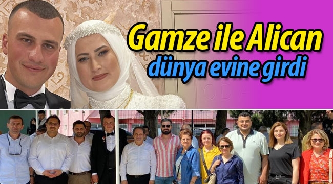 Gamze ile Alican mutluluğa evet dedi