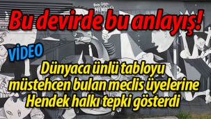 Hendek'te sanata saygısızlık