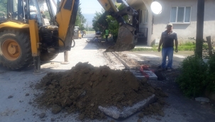 Yörükler mahallesinde fiber altyapı