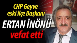 Ertan İnönü vefat etti