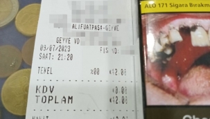 Geyve'de zamanı gelmeden yapılan zamlı sigara satışına tepki