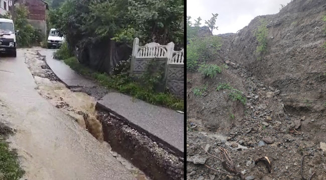 Karaçam'da yağışlar etkili oluyor