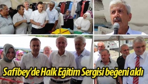 Safibey'de Halk Eğitim Sergisi beğeni aldı