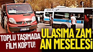 Toplu taşımada film koptu! 