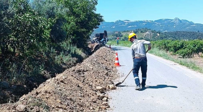 Umurbey'de yeni yerleşimlere içme suyu hattı