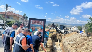 Başkan Atalay su arızasını bizzat takip etti