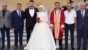 Eda ile Semih Öztürk dünya evine girdi