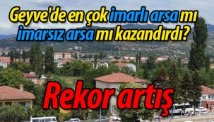 Geyve'de arazi fiyatları uçtu!