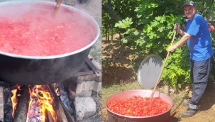 Geyve'de salça zamanı