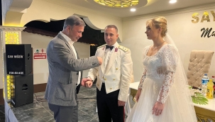 Geyve Jandarma Komutanı dünya evine girdi