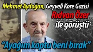 Geyveli Kore Gazisi Rıdvan Özer'in hatıraları