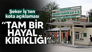 Şeker kotasında hayal kırıklığı