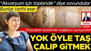 'Akvaryum taşı' tarihi eser çıktı