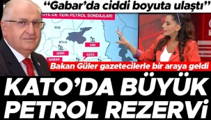 Bakan Güler gazetecilerle bir araya geldi: Gabar'daki petrol ciddi boyuta ulaştı, şimdi Cudi ve Kato var
