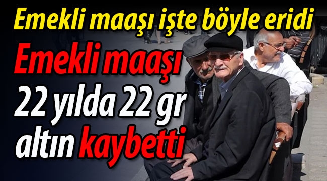 Emekli maaşı işte böyle eridi