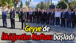 Geyve'de İlköğretim Haftası başladı