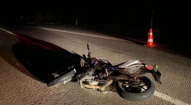 Soğuksu'da motosiklet kazası; 1 yaralı