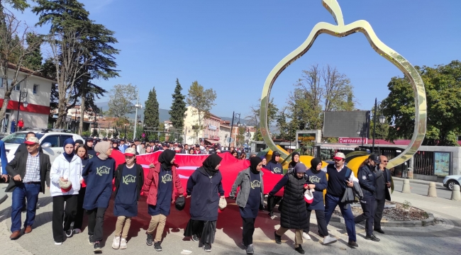 Geyve'de 1923 Adım Cumhuriyet Yürüyüşü