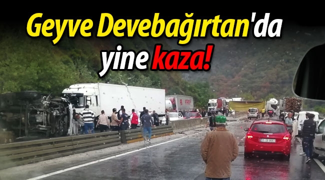 Geyve Devebağırtan'da yine kaza! 