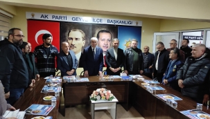 Başkan Yüce Geyve'deydi