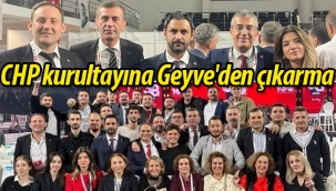 CHP kurultayına Geyve'den çıkarma