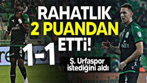 Evimizde 2 puan bıraktık!