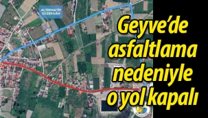 Geyve çıkışı Bayat yolunda trafik kapalı