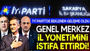 Sakarya İyi Parti'de deprem!