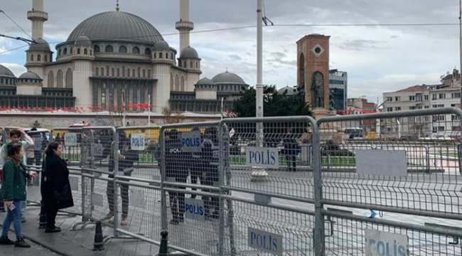 Taksim Meydanı kapatıldı! Bariyerlerle çevrildi