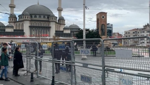 Taksim Meydanı kapatıldı! Bariyerlerle çevrildi