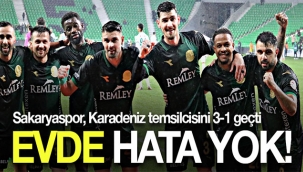 Sakaryaspor dolu dizgin: 3-1