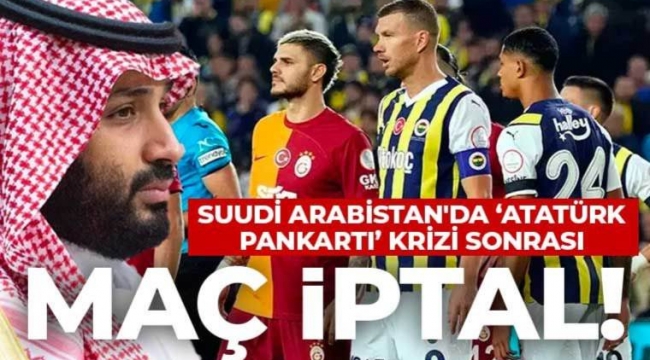 Suudi Arabistan'da Süper Kupa krizi! Maç İptal