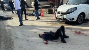 Tüfekle mermi yağdırdı, ortalık kan gölüne döndü