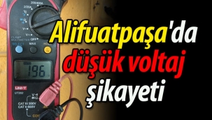 Alifuatpaşa'da düşük voltaj şikayeti