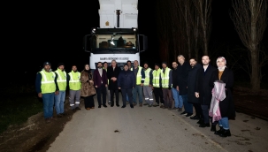 Bozören-Çardak yolu asfaltlandı
