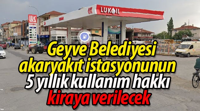 Geyve Belediyesi akaryakıt istasyonunda marka ihalesi