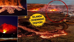 İzlanda cehennemi yaşıyor: Alevler kasabayı yuttu!