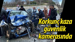 Korkunç kaza güvenlik kamerasında! 
