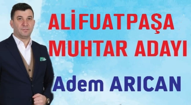 Alifuatpaşa'da Adem Arıcan ile hizmete devam