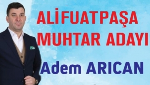 Alifuatpaşa'da Adem Arıcan ile hizmete devam