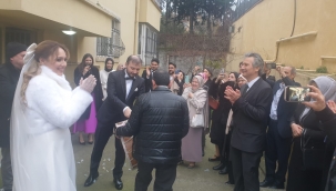 Mimar Mehmet Coşkun'un mutlu günü