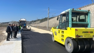 Alifuatpaşa alt yolda asfaltlama başladı