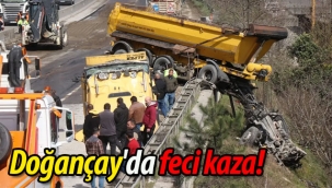 Doğançay'da feci kaza: 1 Yaralı
