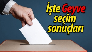 Geyve Seçim sonuçları