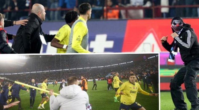Trabzonspor-Fenerbahçe maçındaki olaylar... Bakan Yerlikaya: 12 kişi gözaltında