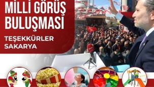 Fatih Erbakan teşekkür için meydana iniyor