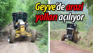 Geyve Belediyesi arazi yollarını açıyor!