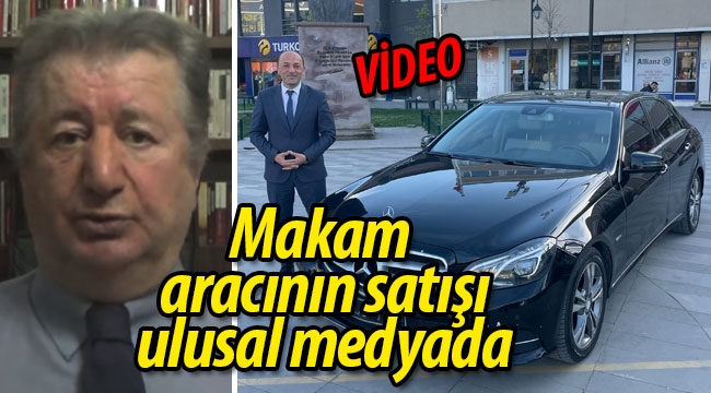 Geyve Belediyesi makam aracının satışı ulusal medyada