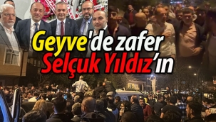 Geyve'de zafer Selçuk Yıldız'ın