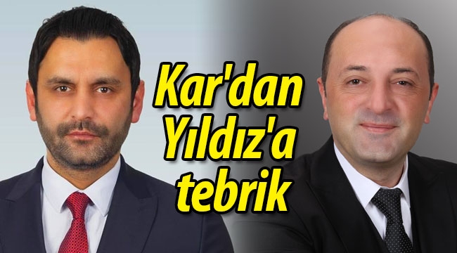 Gürkan Kar'dan Selçuk Yıldız'a tebrik